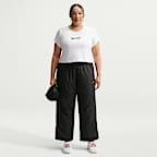 Playera cropped entallada para mujer (talla grande) Nike Sportswear Chill Knit