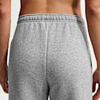 Nike Studio Fleece Medium Weight Pantalones de tiro medio con dobladillo abierto - Mujer