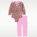 Nike Baby (0-6M) Bodysuit and Flared Leggings Set