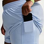 Nike Swift Women's Dri-FIT Mid-Rise 2-in-1 Running Shorts (Plus Size)