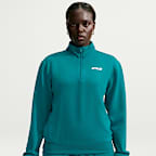 Nike Studio Fleece Sport Women's Dri-FIT 1/4-Zip Top