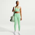 Leggings de tiro alto de largo completo sin costura delantera para mujer Nike Zenvy