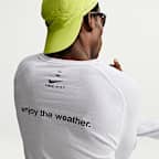 Nike Stride Men's Dri-FIT Waffle Crew-Neck Top