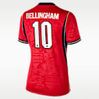 Jersey de fútbol Nike Dri-FIT para mujer Jude Bellingham England National Team 2026 Stadium Away