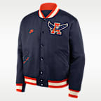 Auburn Legacy Men's Nike College Full-Snap Bomber Jacket