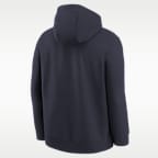 Sudadera de cuello redondo sin cierre Nike de la NFL para niños talla grande Chicago Bears Essentials Club Logo Arch