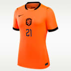Frenkie de Jong Netherlands National Team 2026 Stadium Home Women's Nike Dri-FIT Soccer Jersey