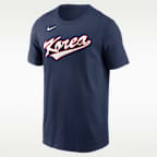 Playera Nike para hombre Jung Hoo Lee Korea National Baseball Team 2026 World Baseball Classic