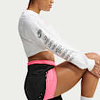 Nike After Dark Tour Women's Dri-FIT Super Cropped Running T-Shirt