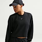 Sudadera de cuello redondo de French Terry oversized para mujer Nike Sportswear Chill Terry