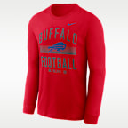 Playera de manga larga Nike Dri-FIT de la NFL para hombre Buffalo Bills Essential