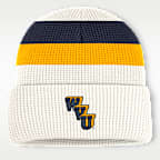 Gorro con dobladillo universitario Nike para hombre West Virginia