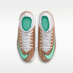 Tacos de futbol para pasto sintético (turf) de corte high para niños grandes Nike Jr. Mercurial Superfly 11 Club "Kylian Mbappé"