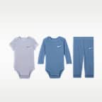 Conjunto de body y pants de 3 piezas para bebé Nike Baby Essentials