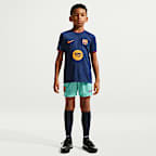 FC Barcelona Third Big Kids' Nike Dri-FIT Soccer Pre-Match Top