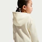 Conjunto de sudadera con gorro sin cierre y joggers de tejido Fleece infantil Nike