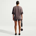 NikeSKIMS Stretch Knit Women's Oversized V-Neck Top