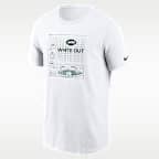 New York Jets White Out Men's Nike NFL T-Shirt