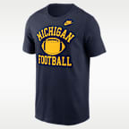 Michigan Legacy Football Icon Men's Nike College T-Shirt