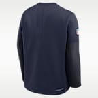 Seattle Seahawks Scripted To Win Sideline Coach Men's Nike Therma-FIT NFL Long-Sleeve T-Shirt