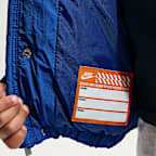Chamarra acolchada Mixed Media con logotipo de jacquard para niños pequeños Nike
