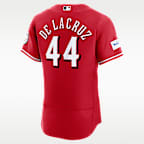 Jersey Nike de la MLB Authentic para hombre Elly De La Cruz Cincinnati Reds