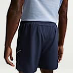 Męskie spodenki do biegania 2 w 1 Dri-FIT Nike Miler 18 cm