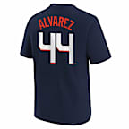 Playera Nike de la MLB para niños talla grande Houston Astros Yordan Alvarez City Connect