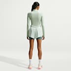 Shorts de correr Dri-FIT de tiro medio 2 en 1 para mujer Nike Swift