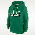 Sudadera con gorro sin cierre Nike Dri-FIT de la NFL para mujer Philadelphia Eagles Sideline Standard Issue Alt