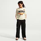 Playera de manga larga para niños grandes Nike Sportswear