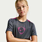 Nike Academy+ Dri-FIT Kısa Kollu Genç Çocuk Futbol Üstü