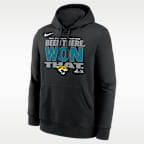Jacksonville Jaguars 2025 AFC South Champions Trophy Men's Nike NFL Pullover Hoodie