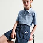 Shorts cargo de tejido Woven para niños talla grande Nike Sportswear Club
