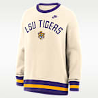 LSU Legacy Women's Nike College Oversized Pullover Crew