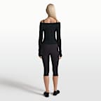 NikeSKIMS Stretch Knit Women's Off-Shoulder Long-Sleeve Top