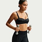 NikeSKIMS Satin Shine padded sport-bh met picot
