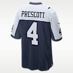 Jersey de fútbol americano NFL Dallas Cowboys (Dak Prescott) para hombre