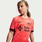 Bay FC Stadium Away Big Kids' Nike Dri-FIT NWSL Replica Jersey