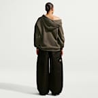 Nike Studio Fleece Medium Weight Women's Oversized Full-Zip Hoodie