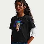 Nike Sportswear Big Kids' (Girls') Boxy T-Shirt