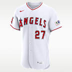 Jersey Nike de la MLB Authentic para hombre Mike Trout Los Angeles Angels