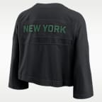 New York Jets Wide Receiver Women's Nike Dri-FIT NFL Cropped Jersey