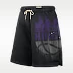 Shorts de básquetbol de tejido Fleece para hombre Sacramento Kings Standard Issue