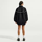 Chamarra deportiva oversized de popelina con ribete festoneado para mujer Nike Sportswear