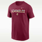 Playera universitaria Nike para hombre Florida State Kinetic