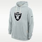 Sudadera con gorro sin cierre Nike Dri-FIT de la NFL para hombre Las Vegas Raiders Initial Home Sideline