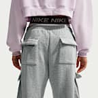 Nike Studio Fleece Medium Weight Women's Oversized High-Rise Cargo Pants