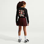 Playera de manga larga para niños grandes Nike Sportswear