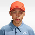나이키 드라이 핏 클럽 키즈 언스트럭처드 메탈 스우시 캡